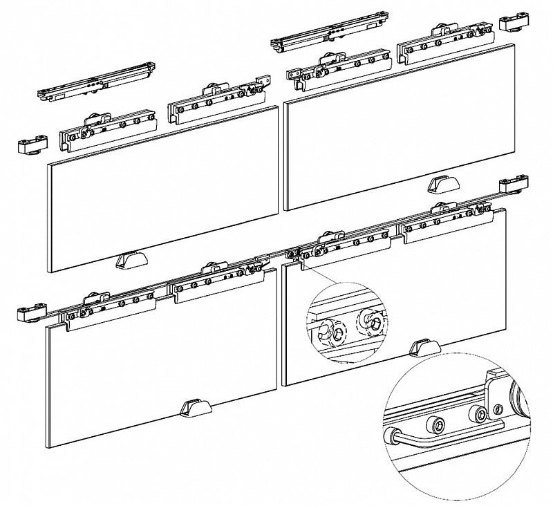 Glass kit for GS-AL/P8106/N/E synchro