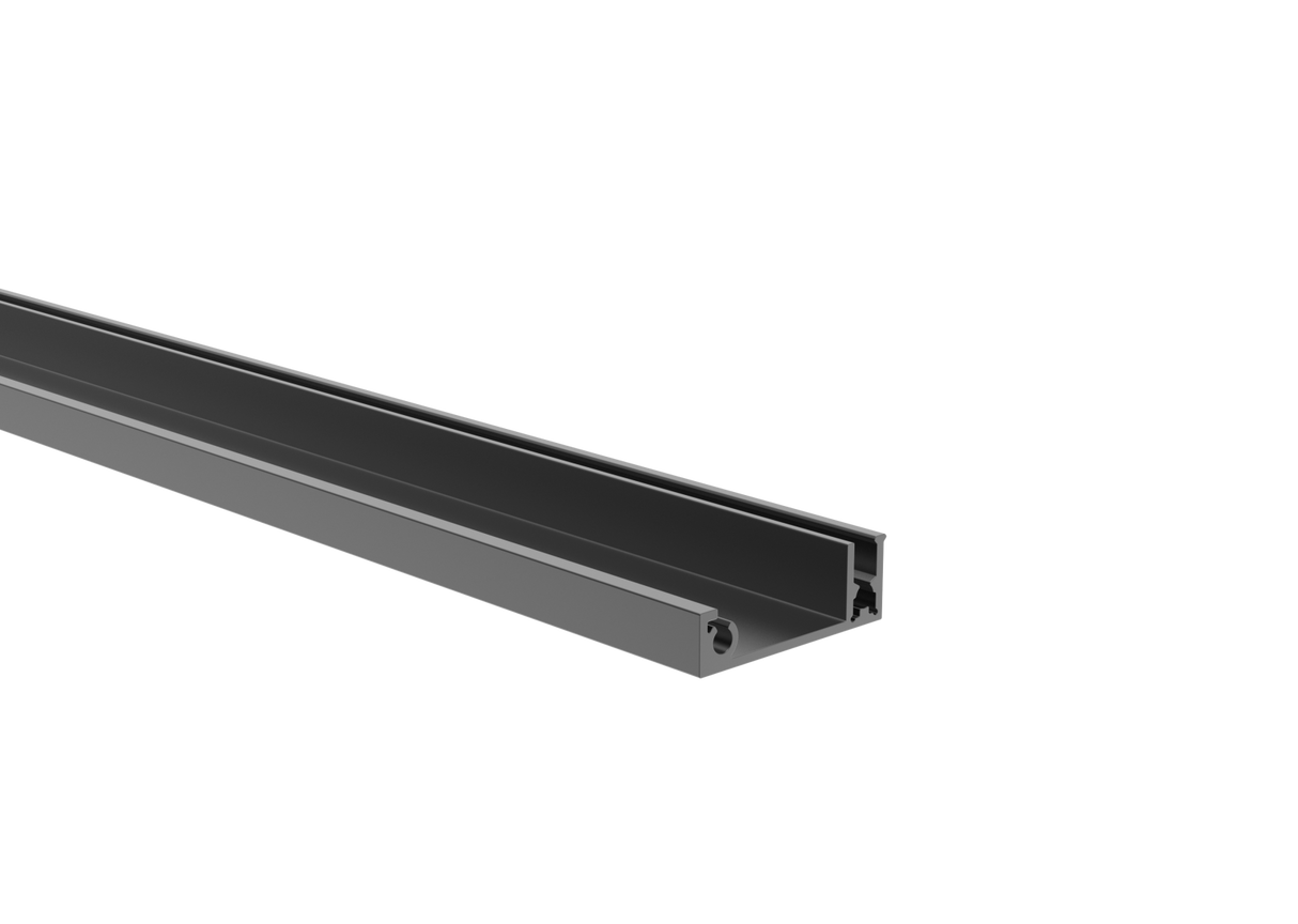 Aluminium-Zaunadapter für Füllungen - 6000mm Abdeckleiste