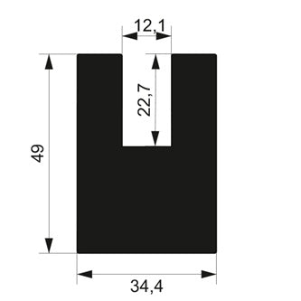 Endkappe 30x50