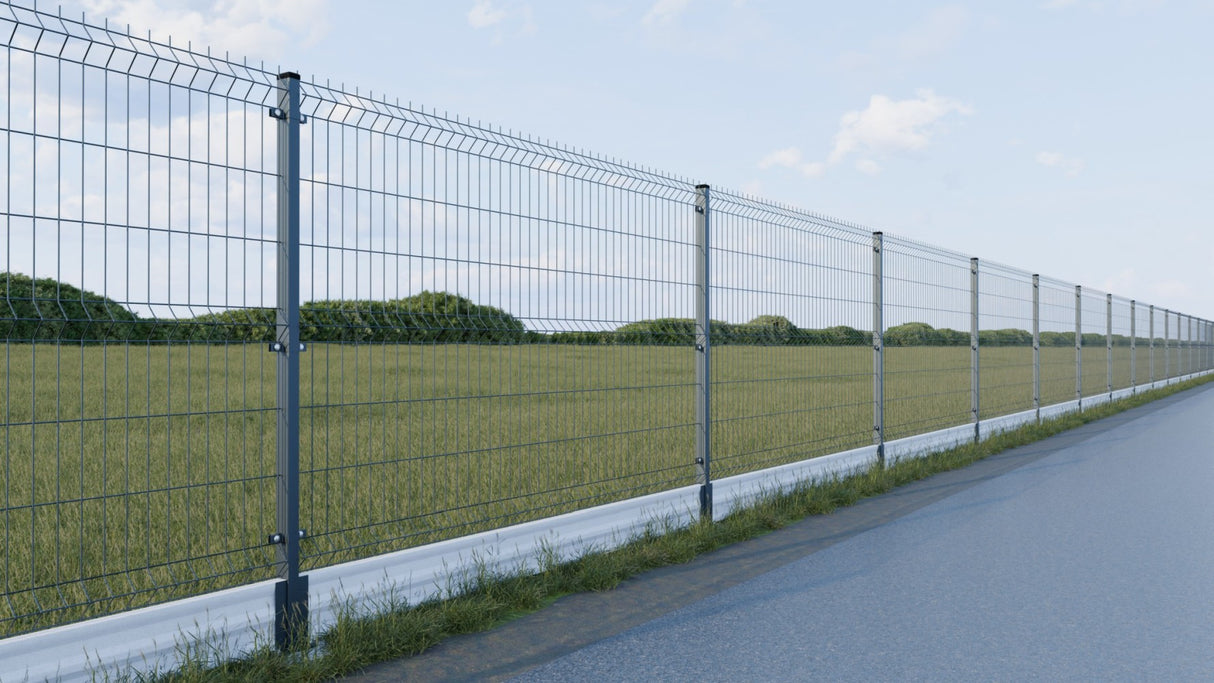 Geschweißtes Zaunfeld 3D ZnPVC 2500x1530x4mm anthrazit