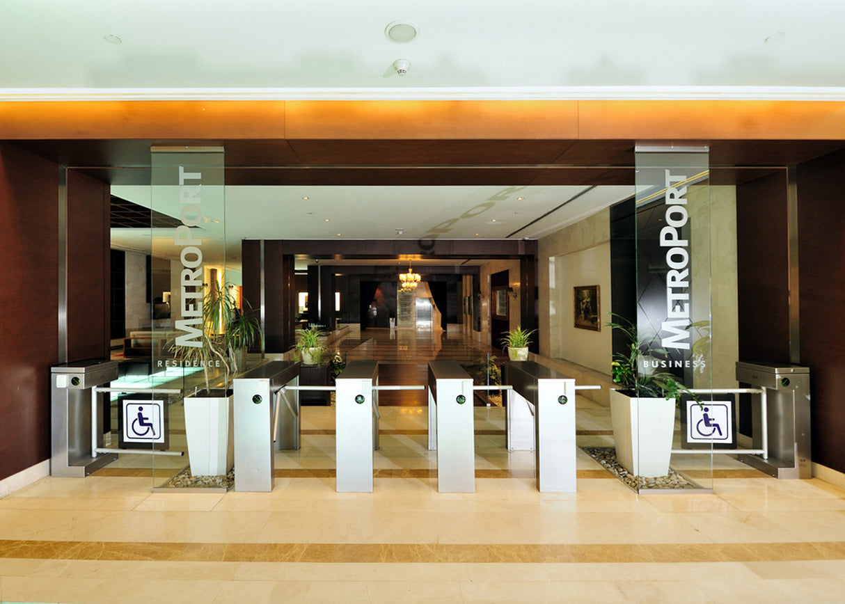 Drehkreuz für Personen mit eingeschränkter Mobilit