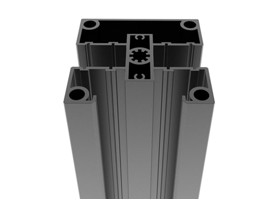 Aluminium-Zaunpfosten 80x80-2500mm R7016