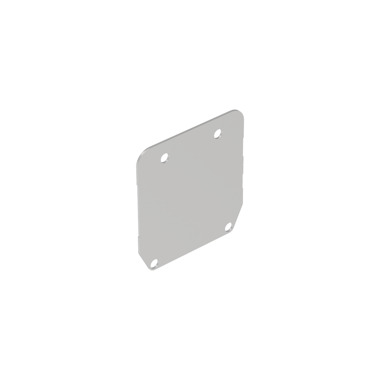 Endkappe für Laufschiene ohne Rad profile 90x99mm
