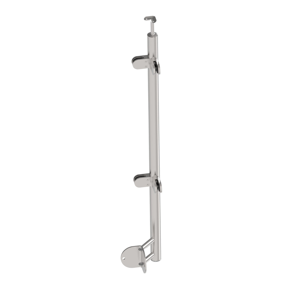 Stainless steel pole AISI304, D42,4/4xmodel22/H100