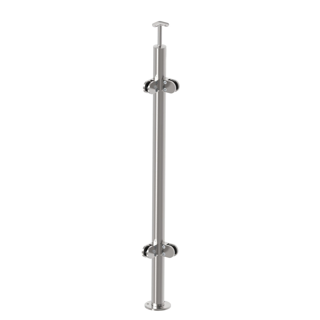 Mittelpfosten, Oberverankerung AISI304, D42,4x2/4x