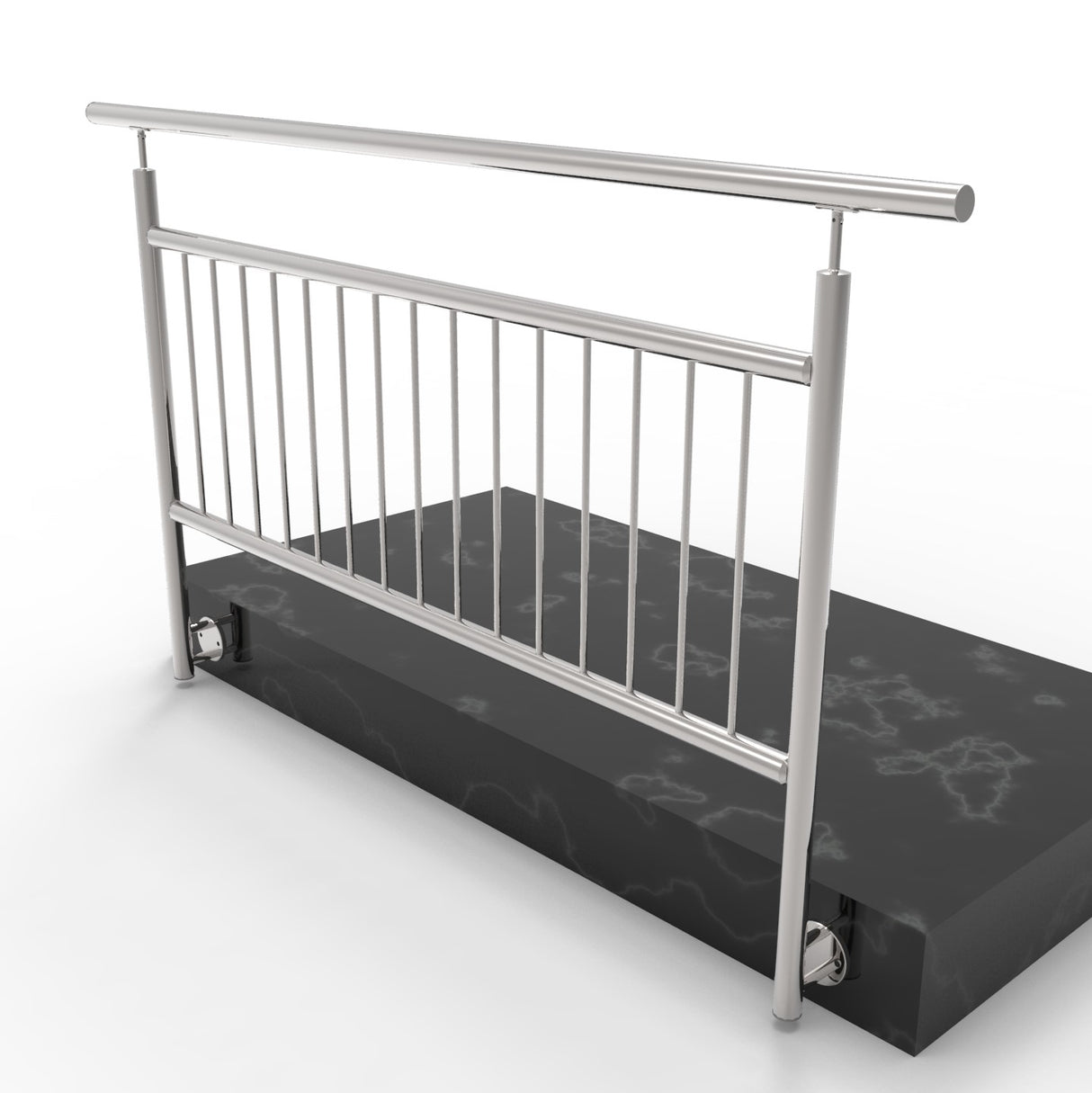 Geländer BR AISI304, D42,4/d12mm/h1000/L2000