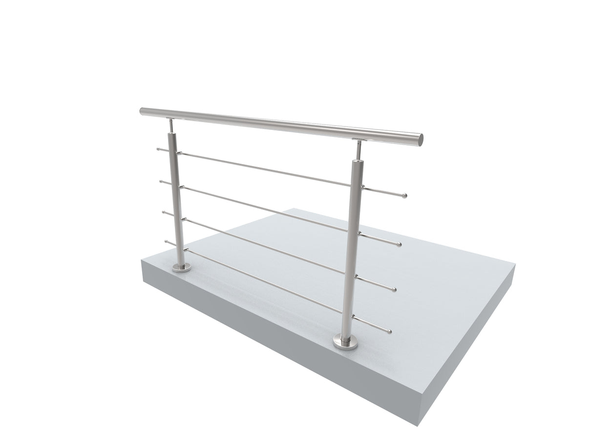 Edelstahlgeländer, AISI304, 1500x900mm