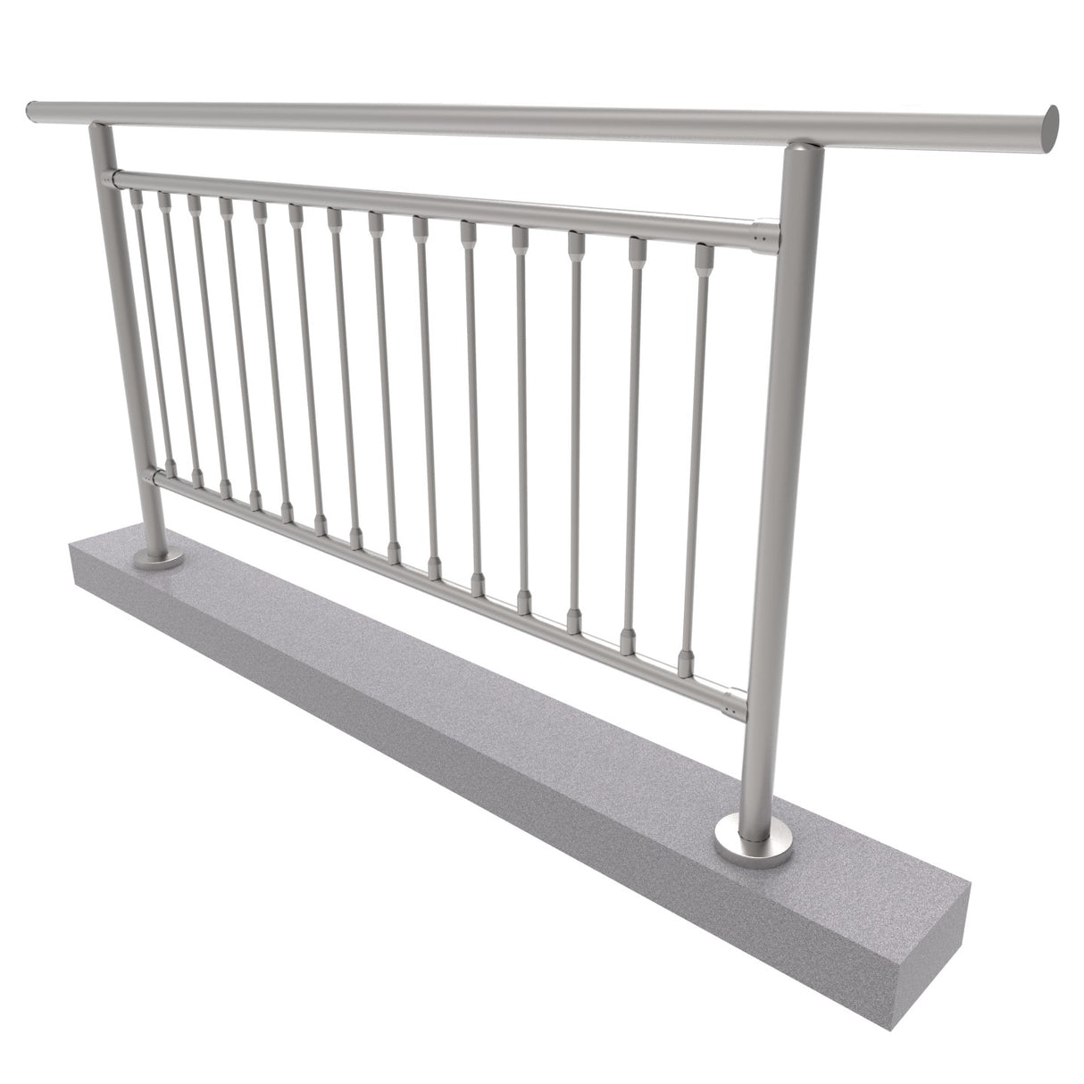 Relinggeländer - Eiche + Edelstahl - für AISI304,