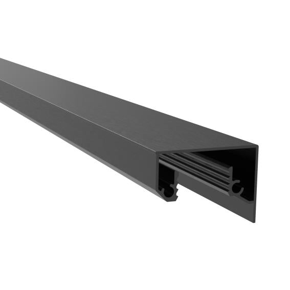 Abdeckleiste für Profil AL/0006..., AL/0006-ECO, SCHWARZ ELOX