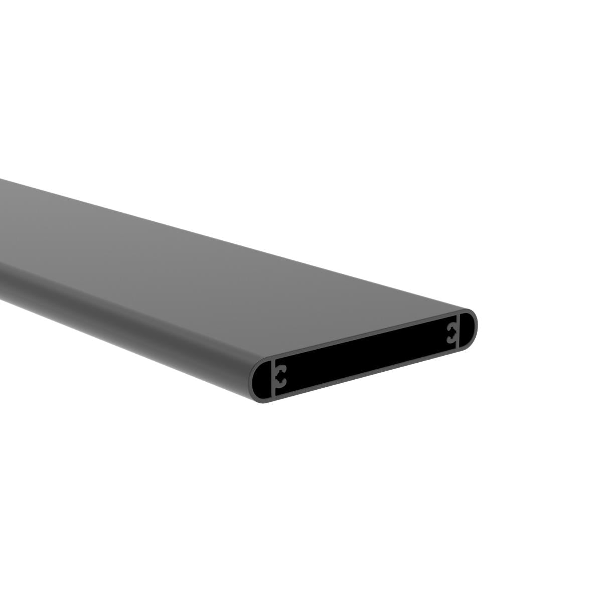 Aluminium-Zaunlatte oval 14x95-6000mm