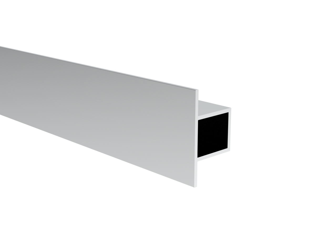 Geschlossenes Aluminium-T-Profil