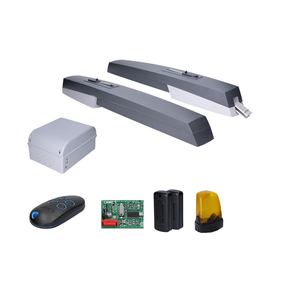 Came-Antrieb für zweiflügeliges Tor, ausgestattet mit Fotozellen