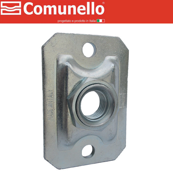 Platte mit verstellbarer Mutter COMUNELLO Zn, M18,