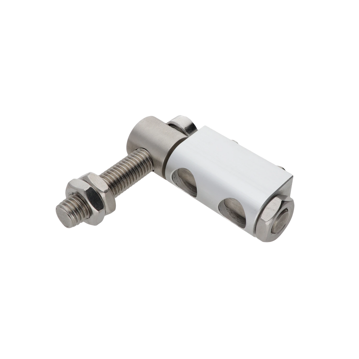 Verstellbares Scharnier zum Anschrauben, Edelstahl/Aluminium