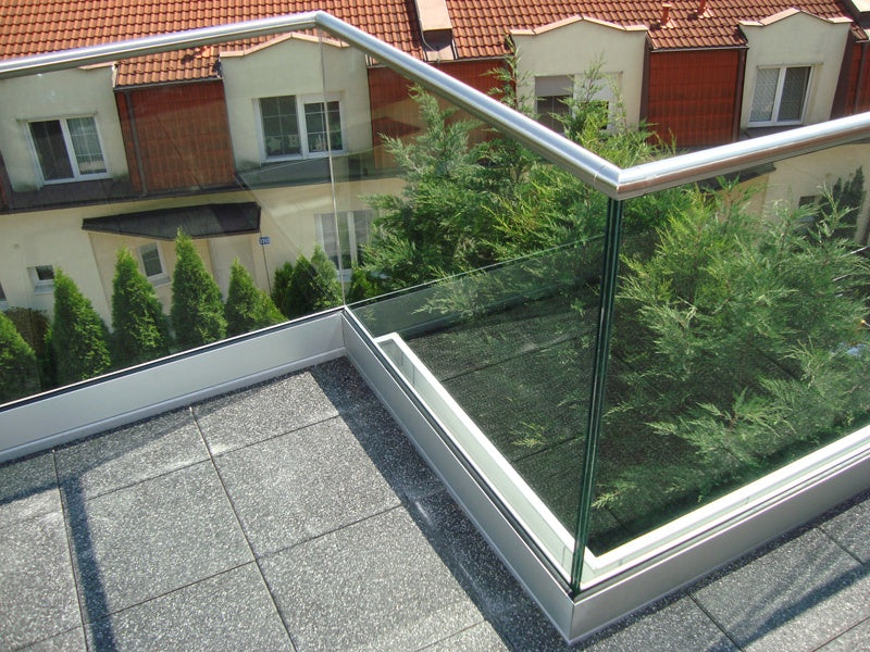 Alluminiumprofil für Glasgeländer 2500x1000mm