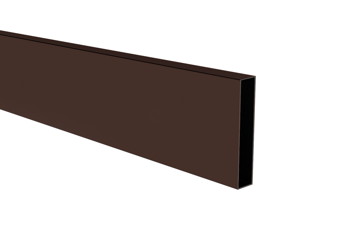 Aluminium-Zaunfüllung 20 x 100 x 1,1 - 6,0 m - Braun RAL 8017