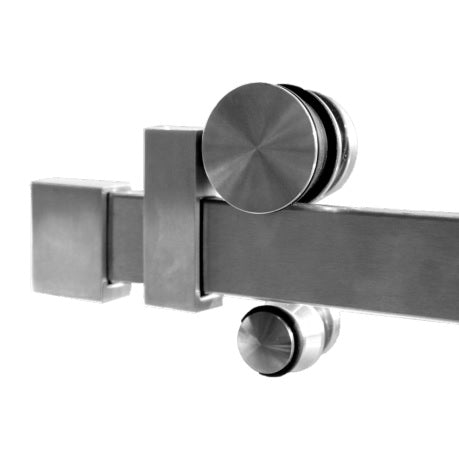 Glastür - Schiebetür System - Bodenführung