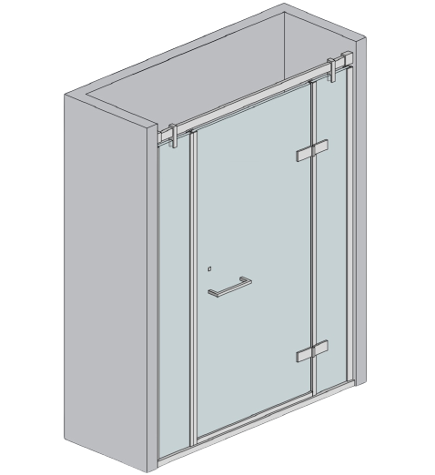Glastür - Schiebetür System - Pendeltüren