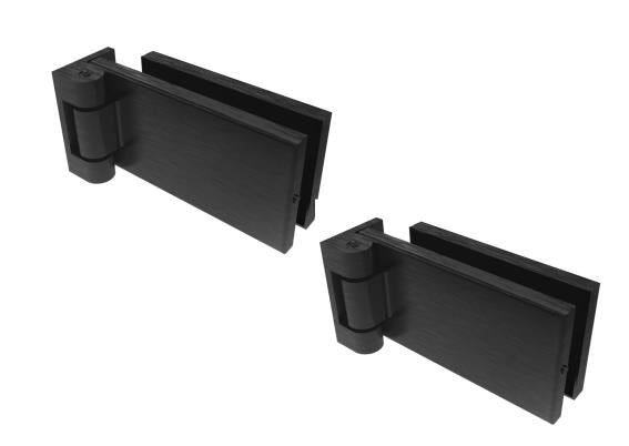 Glastürscharnier AISI304 BLACK