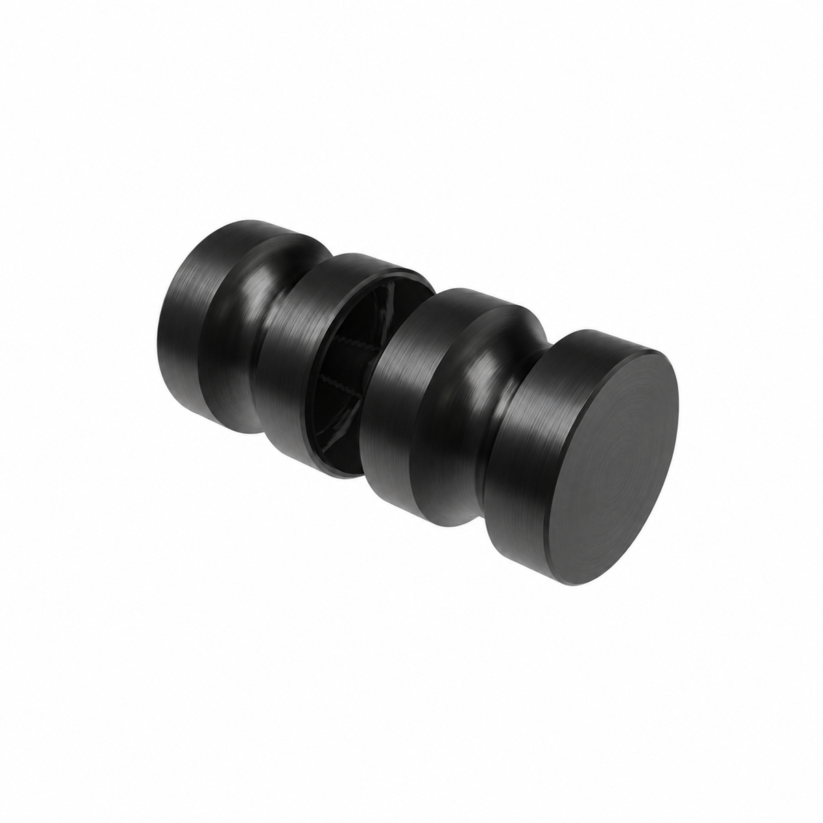 Griff an der Glastür AISI 304, K320, 32mm BLACK