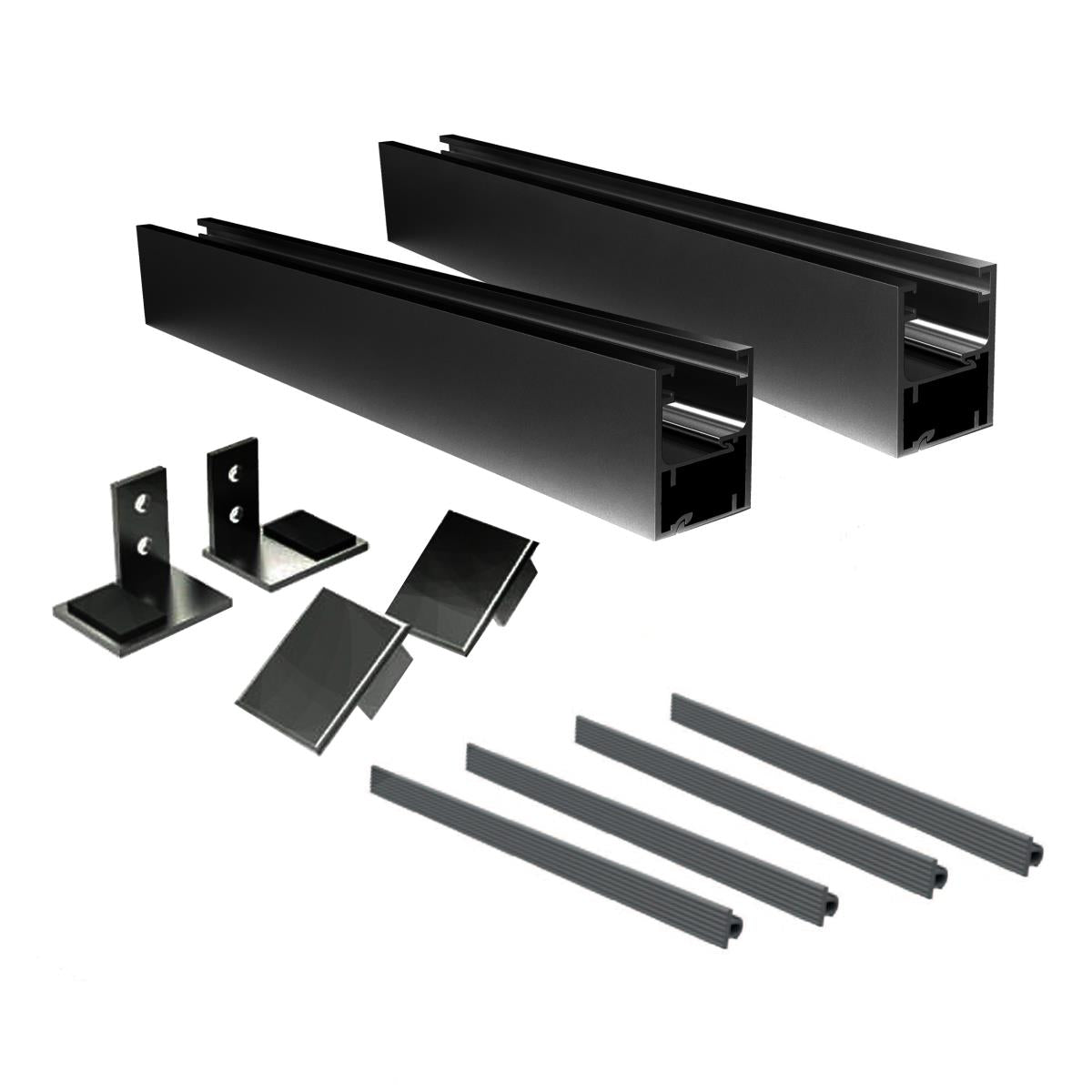 Fenstertür Aluminium Rahmen ohne Glass