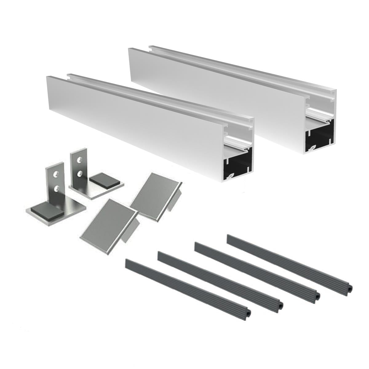 Fenstertür Aluminium Rahmen ohne Glass