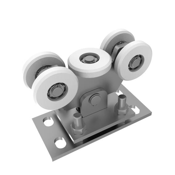 Wagen Zn + NYLON, Profil 80x80mm