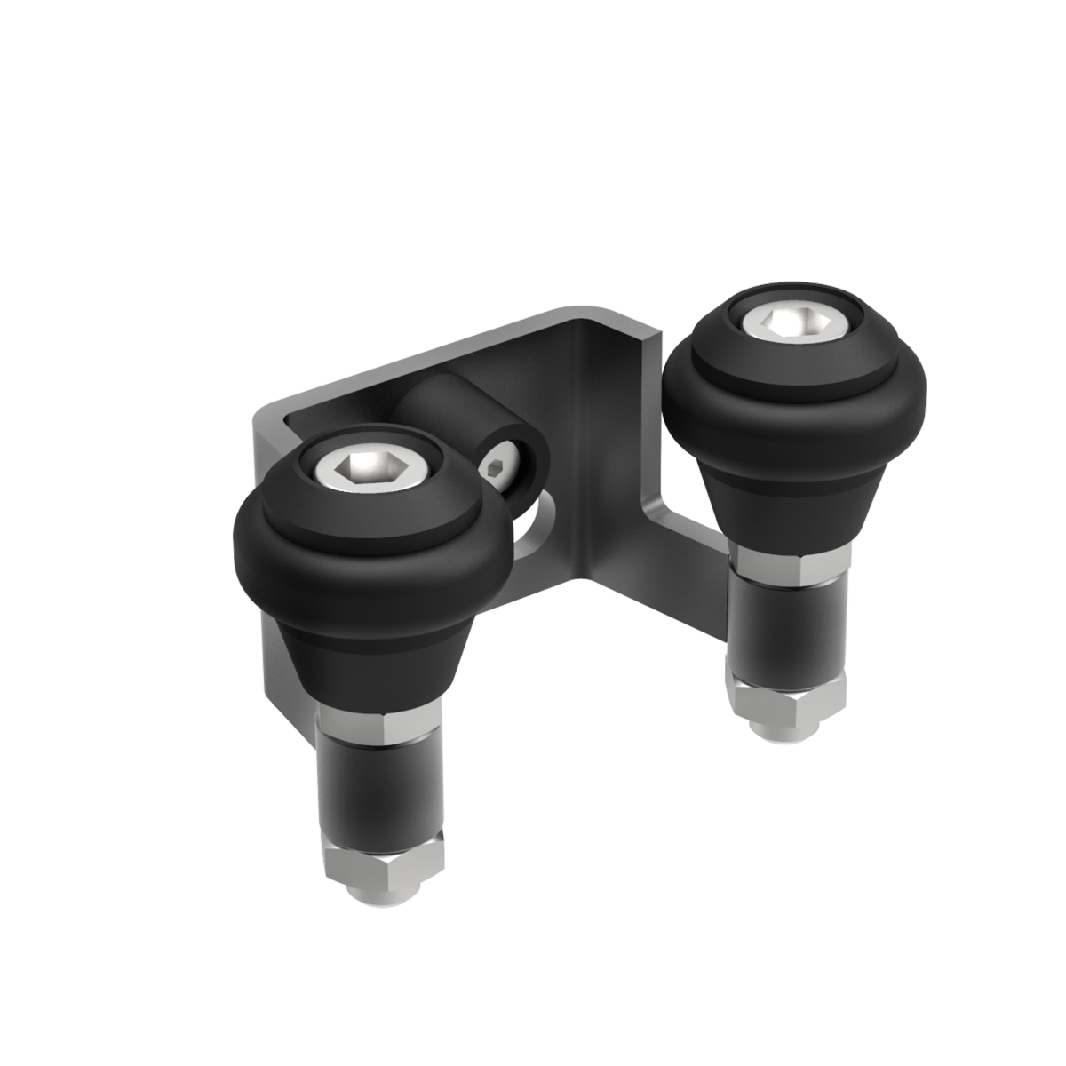 Auflageschuh für Tor, Zn, profile 40mm, Anthrazit