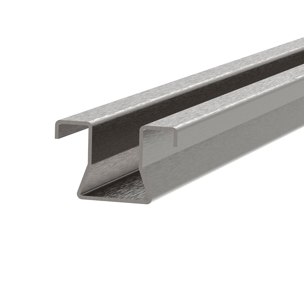 Bodenlaufschiene mit U-Rille zum Einbetonieren Zn,