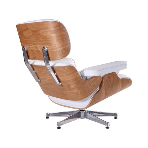 Ledersessel Charles & Ray Eames replik Eschenholz