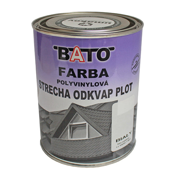 Polyvinylfarbe, Weiße RAL9003 satin 1kg (0,8L)