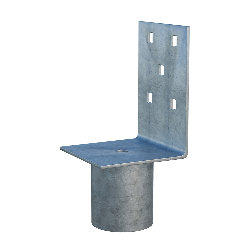 Aufsatz für Erdschraube Zn "L" 90x90x120x60mm