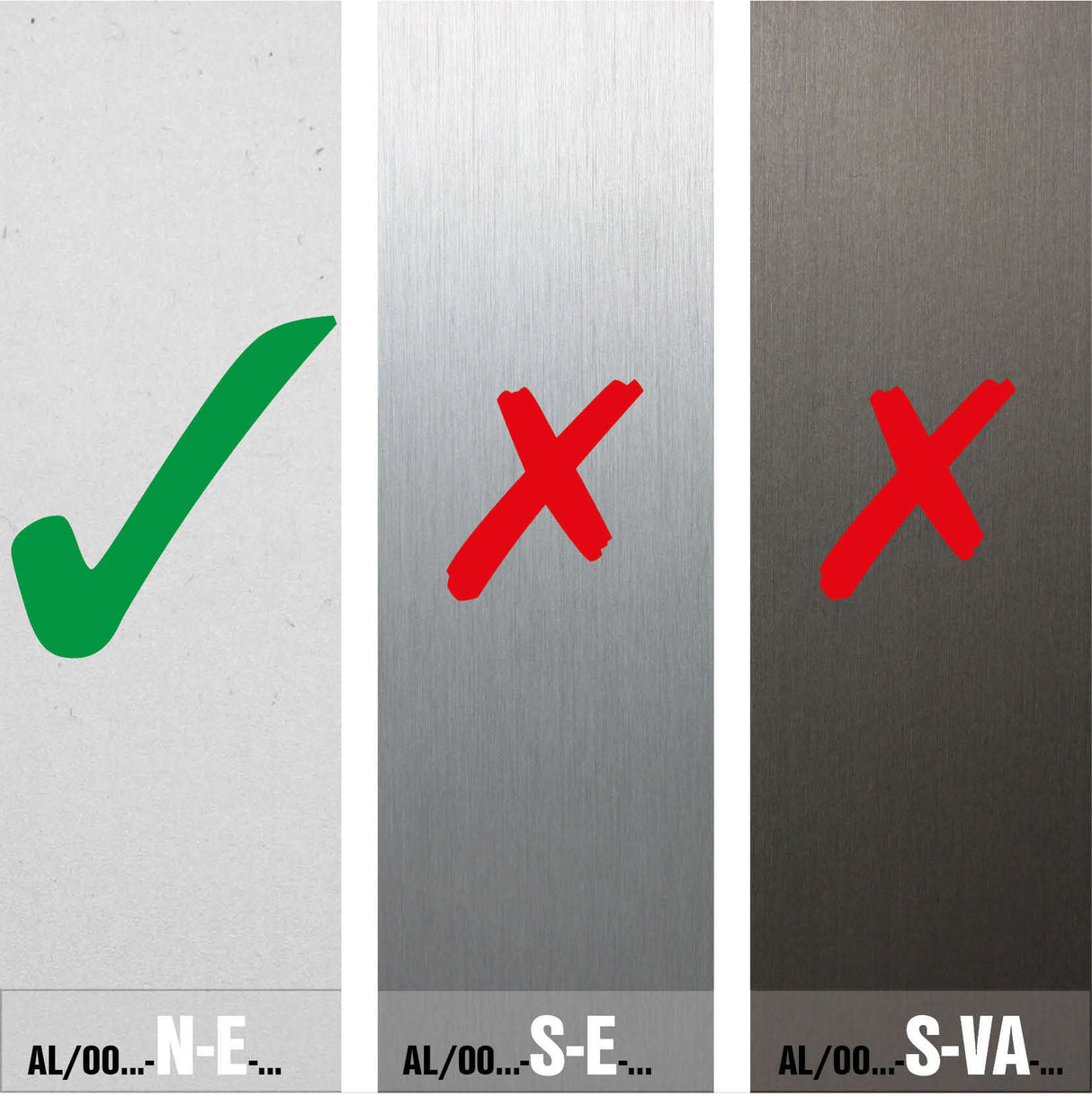 Aluprofil für Ganzglasgeländer - Seitenverankerung