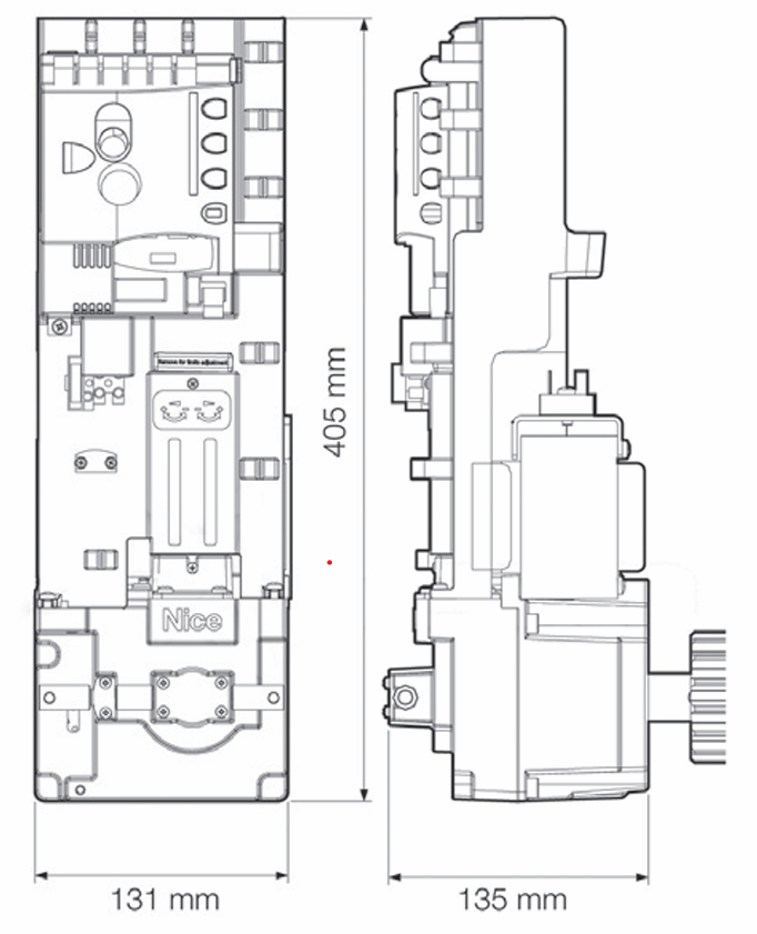 Nichtumkehrbarer elektromechanischer Antrieb