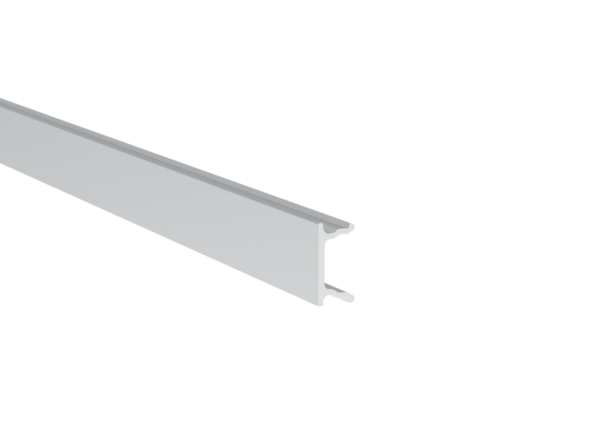 Abdeckleiste für freitragendes Glasvordach