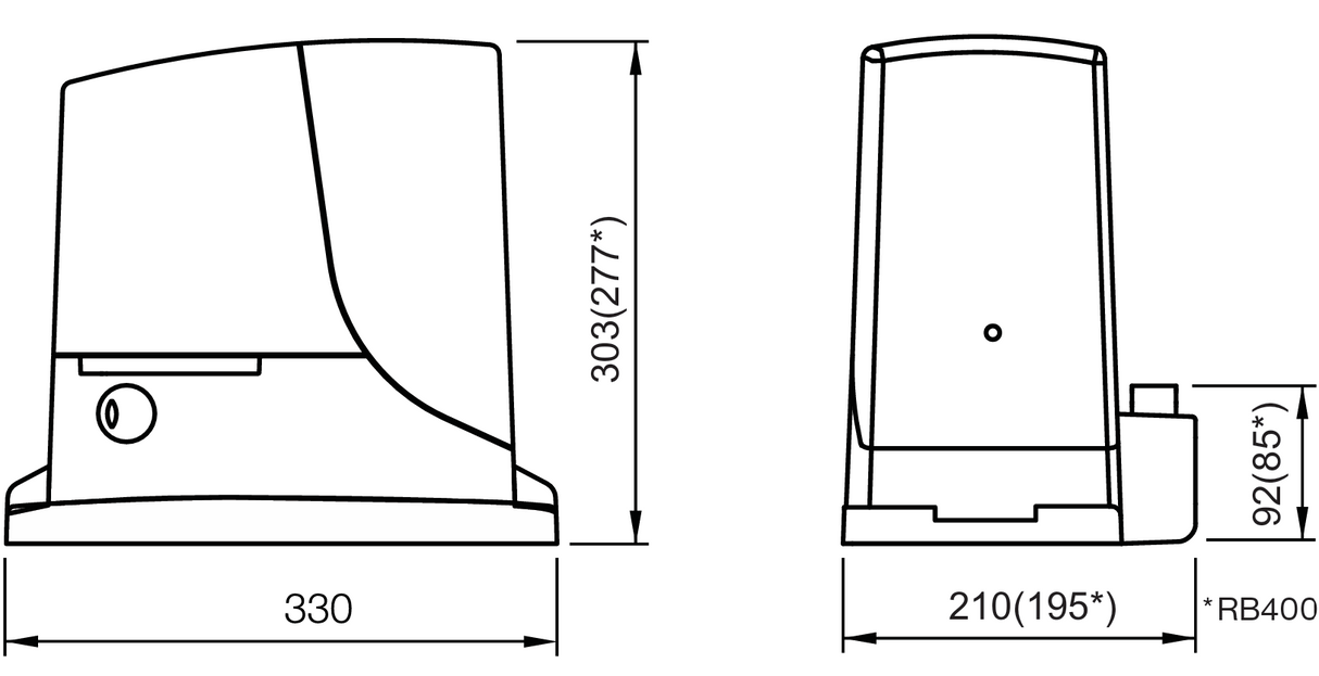 NICE Schiebetorantrieb