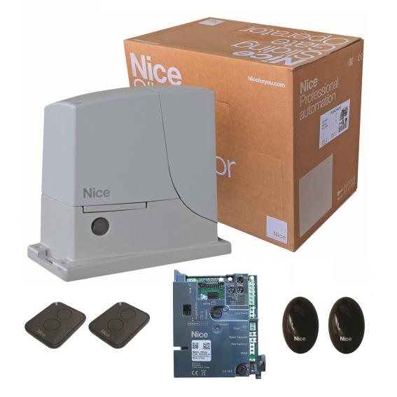 NICE Antrieb für Schiebetore, max. 1000 kg mit Lichtschranken