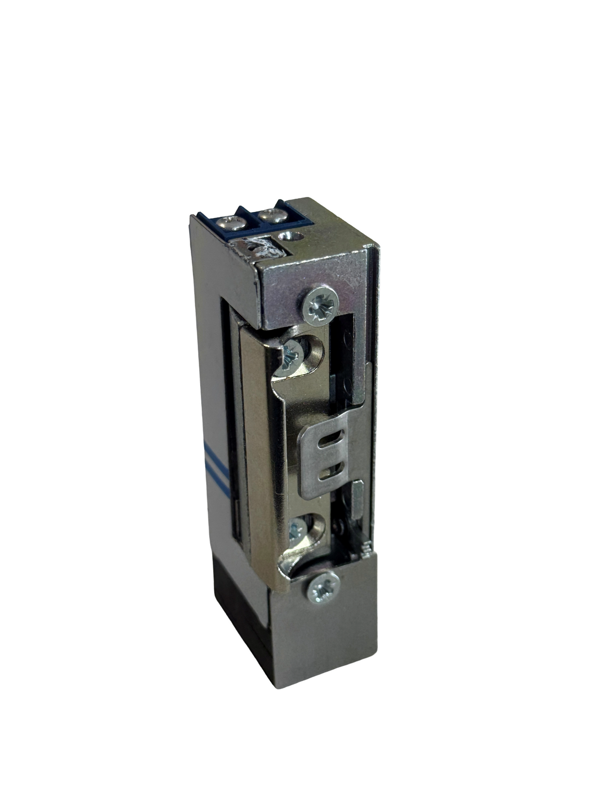 Elektromagnetisches Schloss mit Hilfskontakt, ohne Speicher, 12–24 V AC/DC