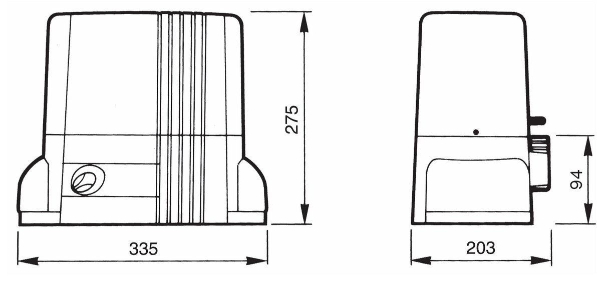 NICE Schiebetorantrieb max. 1500kg