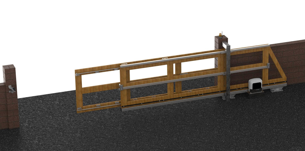 Teleskopsystem für Cantilever Schiebetor bis 8m,