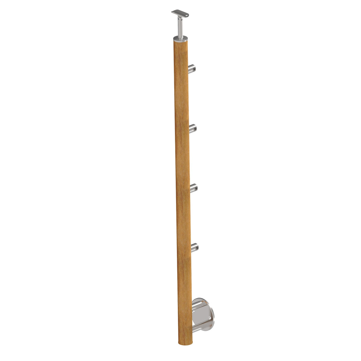 Stab BUCHE (BEECH) D50mm, 4xd12mm, H900, BK-gerade