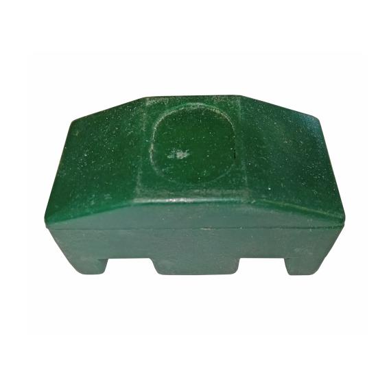 Halterung für Pfosten 40x60mm PVC grün