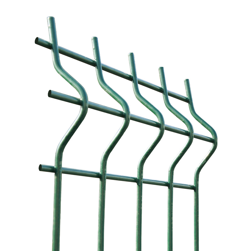 Geschweißtes Zaunfeld 3D ZnPVC 2500x1530x5mm grün