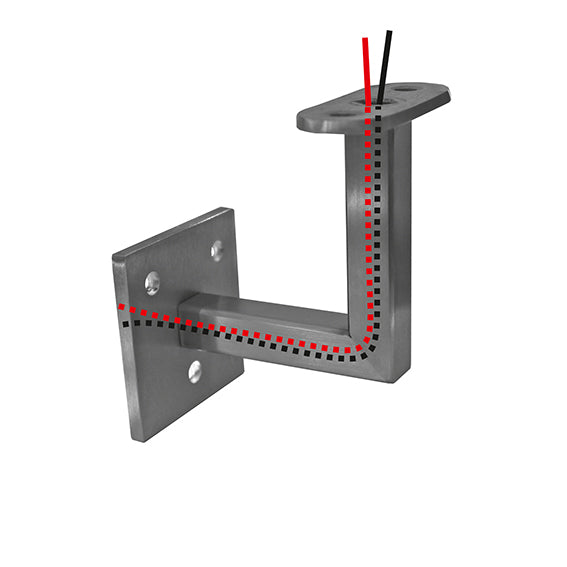 Handlaufhalter an die Wand