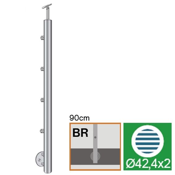 Pfosten, Seitenverankerung - grade