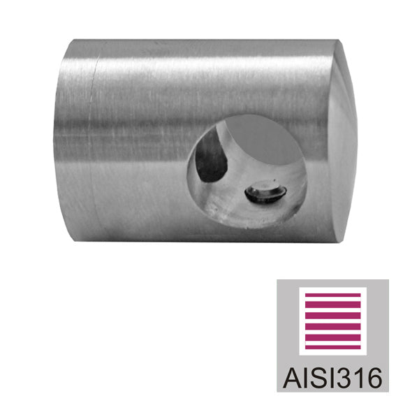 Füllstabhalter links AISI316, d12/40x40x2mm