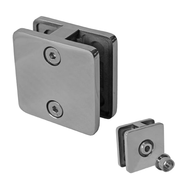 Glashalter Modell 21X AISI316, 180°/D42,4/T6-12,76