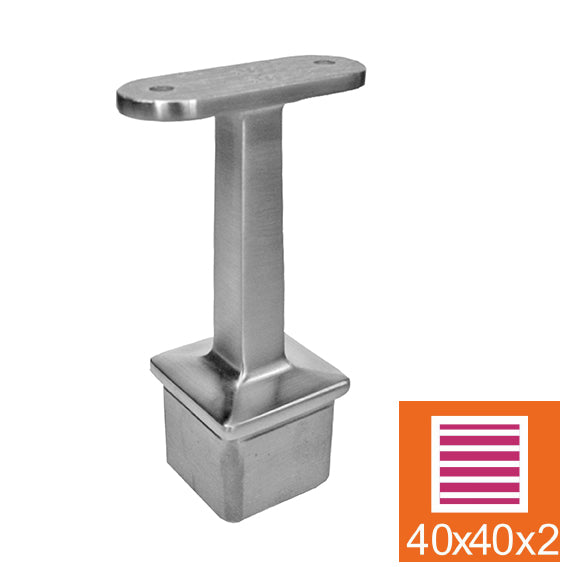 Handlaufstütze mit Anschlussplatte