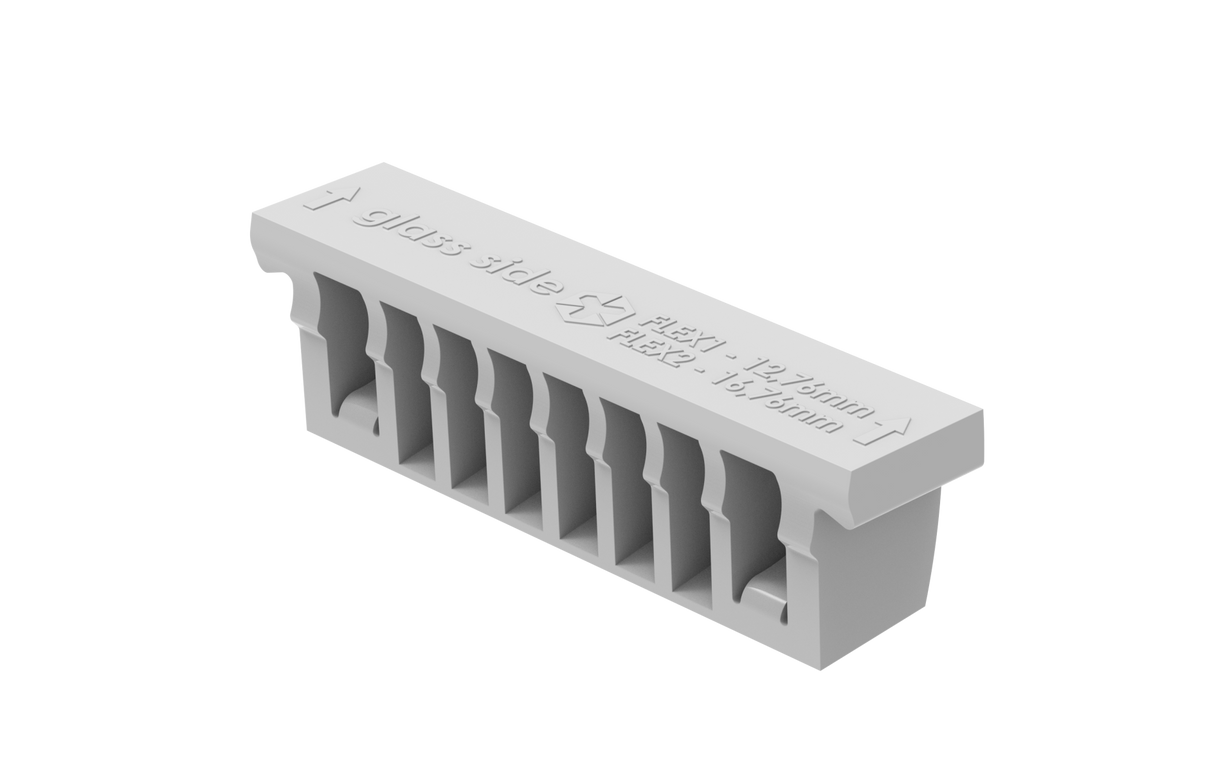 Set für verstellbare Glasbefestigung - excenter