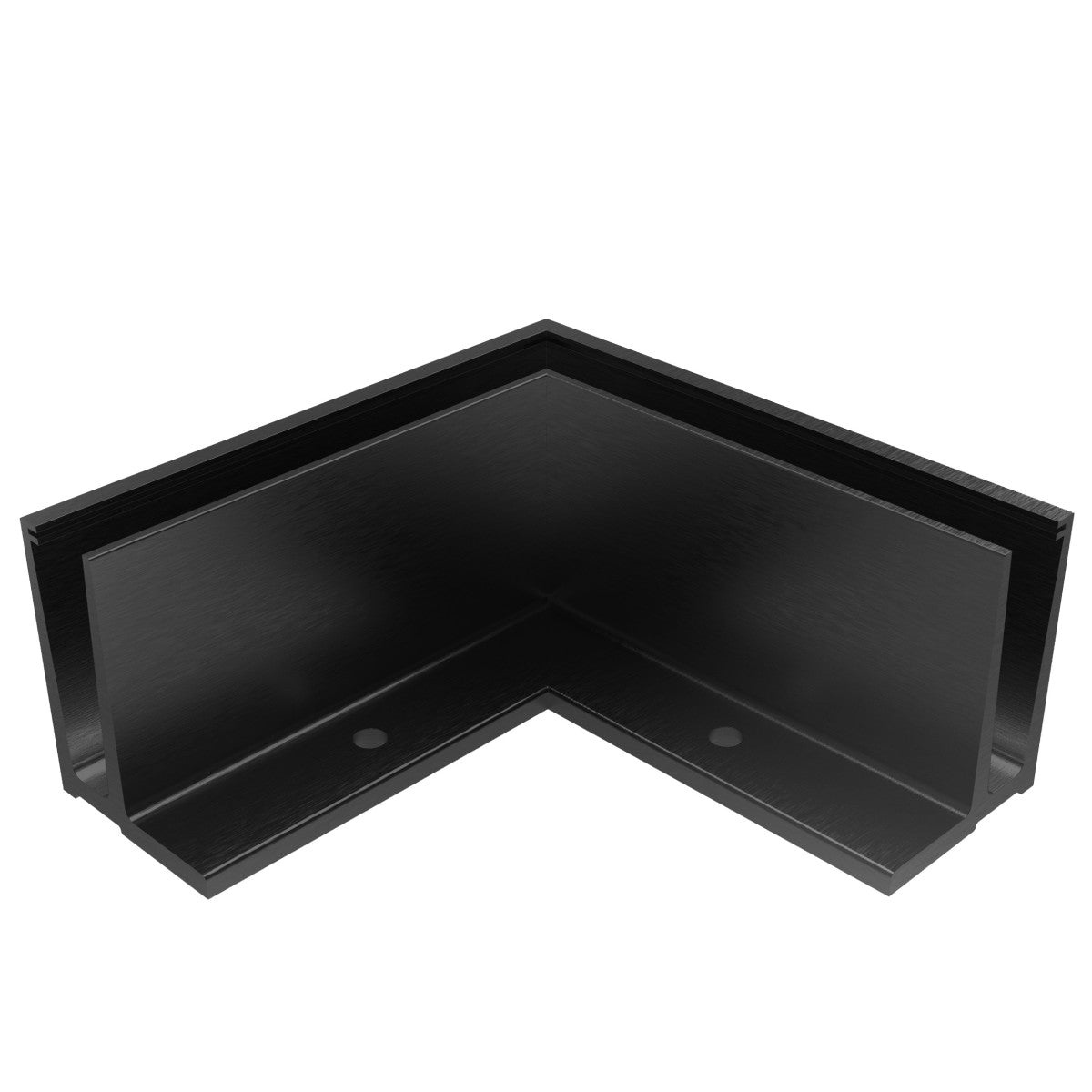 Ecke IN für Aluprofil mit Oberverankerung AL/ELOX/